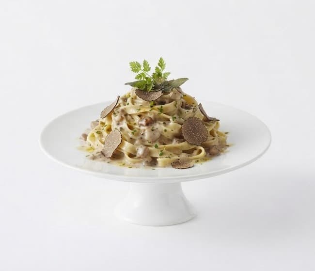 Pasta al pesto lista para calentar