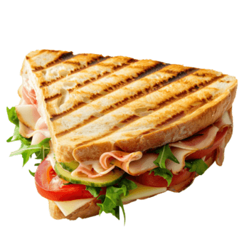 Sándwich de jamón y queso